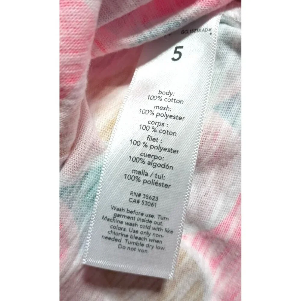 Carters Kid Mermaid Scales Print Tunic Top & 2 Pair Leggings Outfit Set Girls 5‎ - Picture 8 of 16